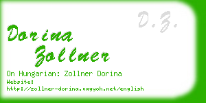 dorina zollner business card